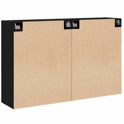 Wandmontierter Schrank 2 pcs Altholz 69,5 x 34 x 90 cm