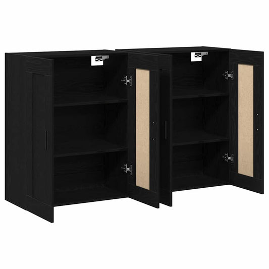Wandmontierter Schrank 2 pcs Artisan-Eiche 69,5 x 34 x 90 cm