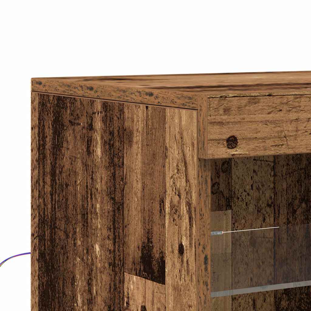 Sideboard Altholz 123 x 37 x 100 cm Holzwerkstoff