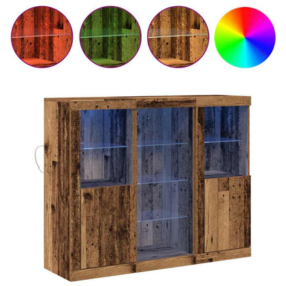 Sideboard Altholz 123 x 37 x 100 cm Holzwerkstoff