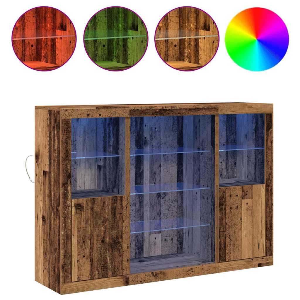 Sideboard Altholz 142,5 x 37 x 100 cm Holzwerkstoff