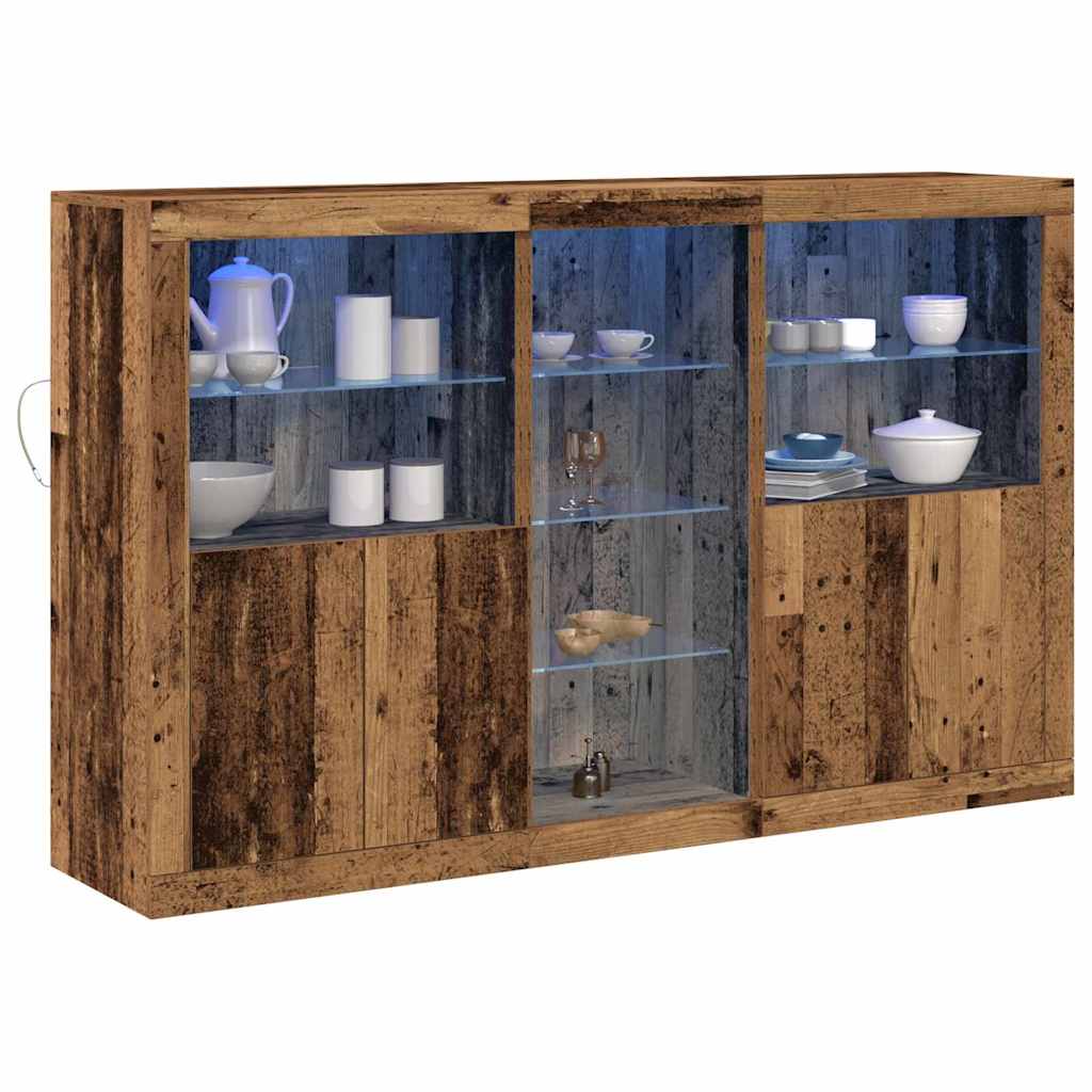 Sideboard Altholz 162 x 37 x 100 cm Holzwerkstoff