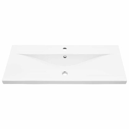 Badezimmerschrank Schwarz Eichen-Optik 90 x 38,5 x 46 cm