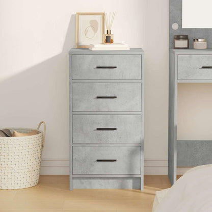 Sideboard Betongrau 40 x 41 x 75 cm Holzwerkstoff