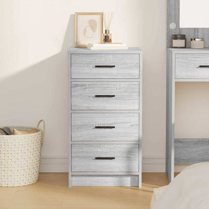 Sideboard Grau Sonoma 40 x 41 x 75 cm Holzwerkstoff