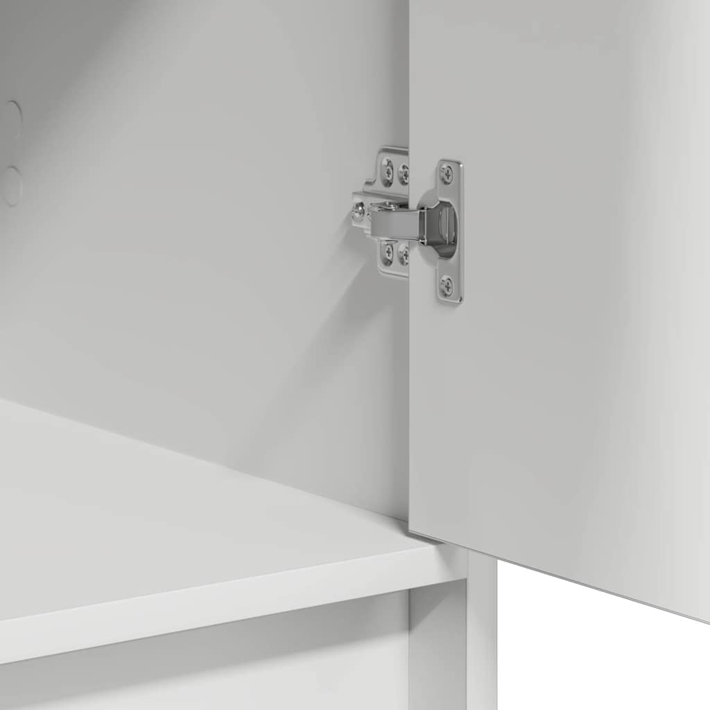 Sideboard mit Schubladen Weiß 40 x 40,5 x 75 cm Holzwerkstoff