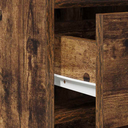 Sideboard Räuchereiche 40 x 40,5 x 75 cm Holzwerkstoff