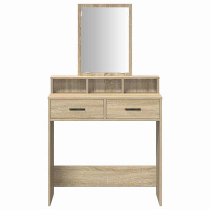 Schminktisch Sonoma-Eiche 79 x 41 x 140 cm Holzwerkstoff