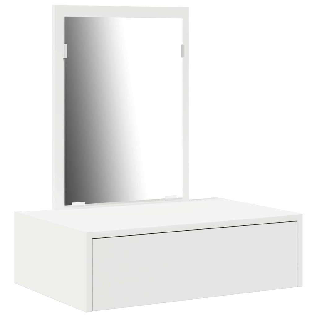 Schminktisch mit Schubladen Weiß 60 x 40 x 70 cm Holzwerkstoff