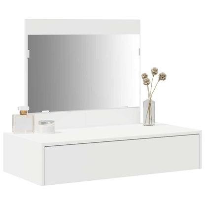 Schminktisch mit Schubladen Weiß 83 x 40 x 70 cm Holzwerkstoff