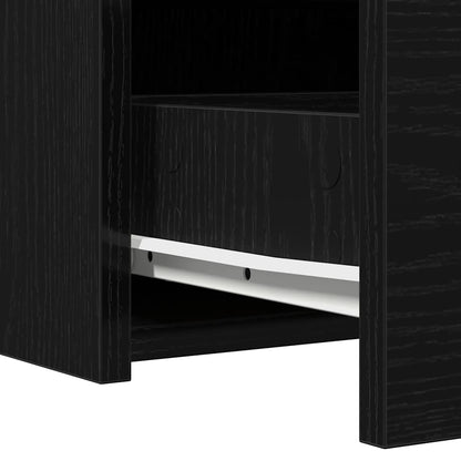 Schminktisch mit Speicher Schwarz 83 x 40 x 70 cm Holzwerkstoff