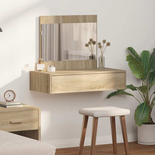 Schminktisch mit Schubladen Braun 83 x 40 x 70 cm Holzwerkstoff