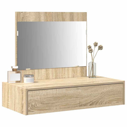 Schminktisch mit Schubladen Braun 83 x 40 x 70 cm Holzwerkstoff