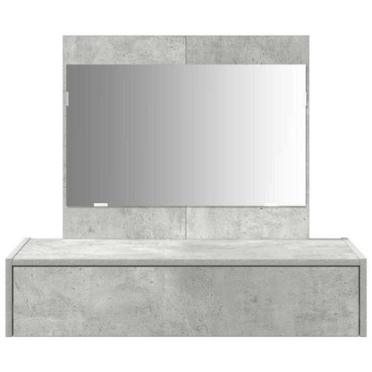 Schminktisch mit Schubladen Grau 83 x 40 x 70 cm Holzwerkstoff