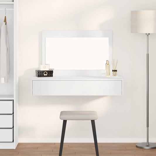 Schminktisch mit Schubladen Weiß 100 x 40 x 70 cm Holzwerkstoff