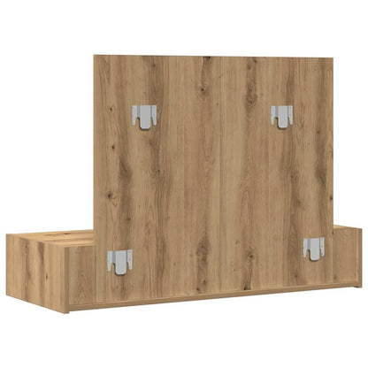 Schminktisch mit Speicher Braun 100 x 40 x 70 cm Holzwerkstoff