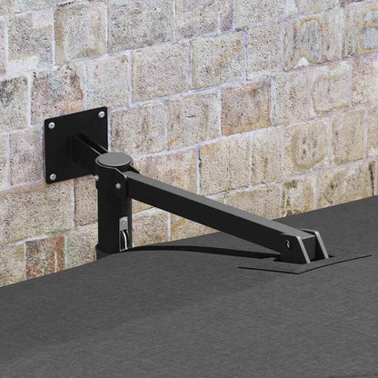 Gartenparasol Anthrazit und Schwarz 248,5 x 247,5 x 160 cm