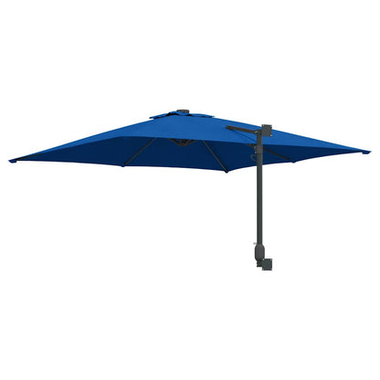 Gartenparasol Blau und Schwarz 248,5 x 247,5 x 160 cm