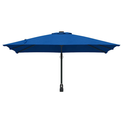 Gartenparasol Blau und Schwarz 248,5 x 247,5 x 160 cm