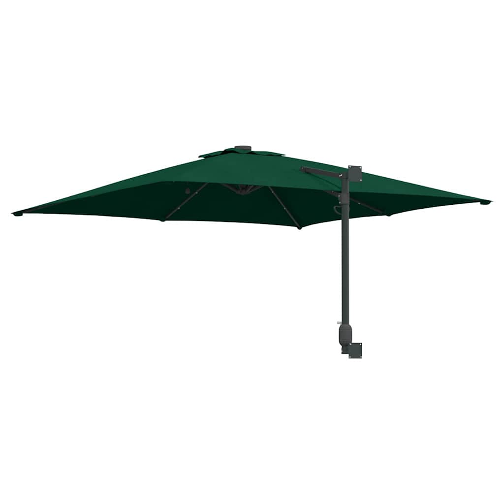 Gartenparasol Grün 248,5 x 247,5 x 160 cm Stoff