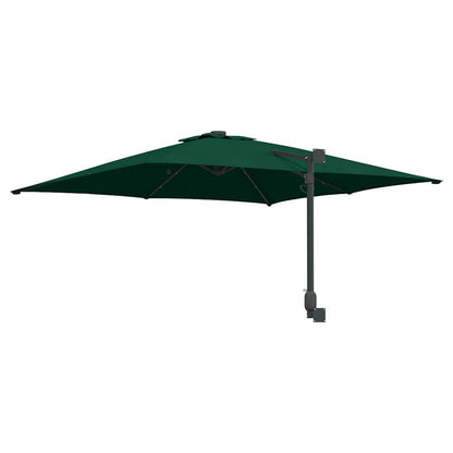 Gartenparasol Grün 248,5 x 247,5 x 160 cm Stoff