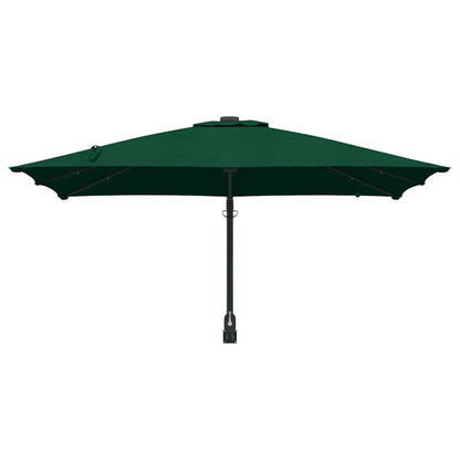 Gartenparasol Grün 248,5 x 247,5 x 160 cm Stoff