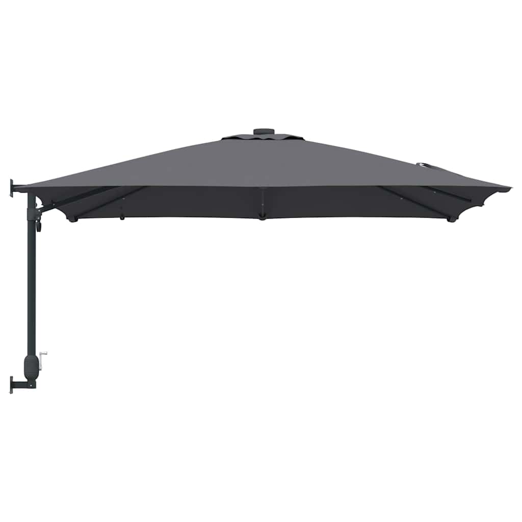 Gartenparasol Anthrazit 248,5 x 247,5 x 160 cm Stoff