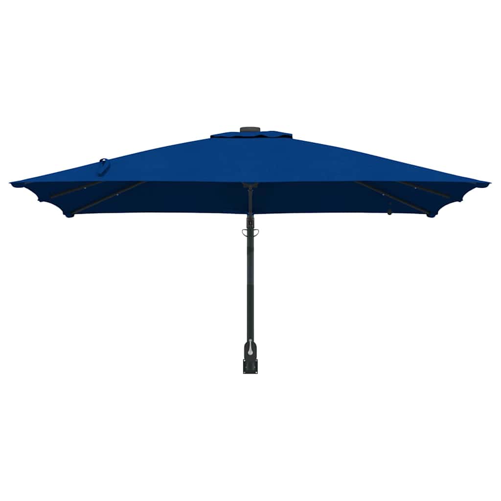Gartenparasol Azurblau 248,5 x 247,5 x 160 cm Stoff