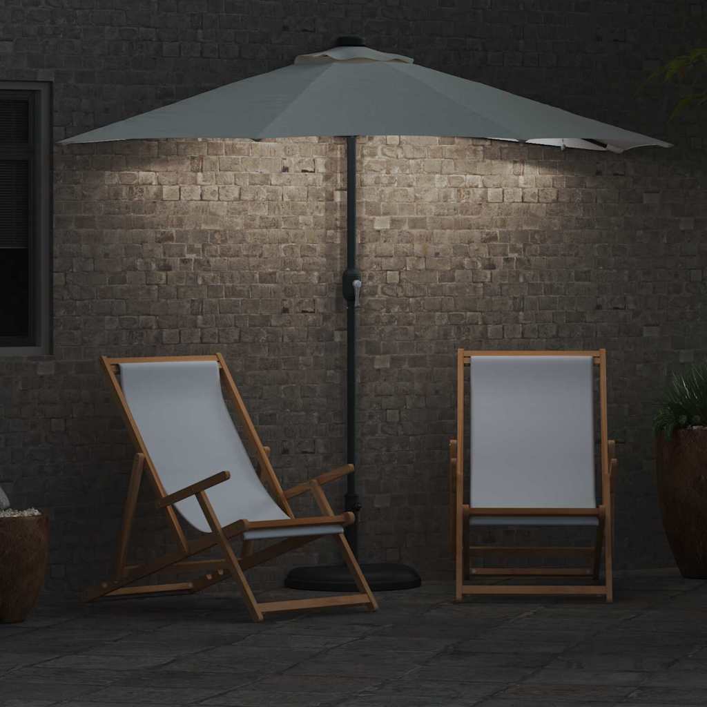 Gartenparasol Sand 294 x 150 x 223 cm Stoff