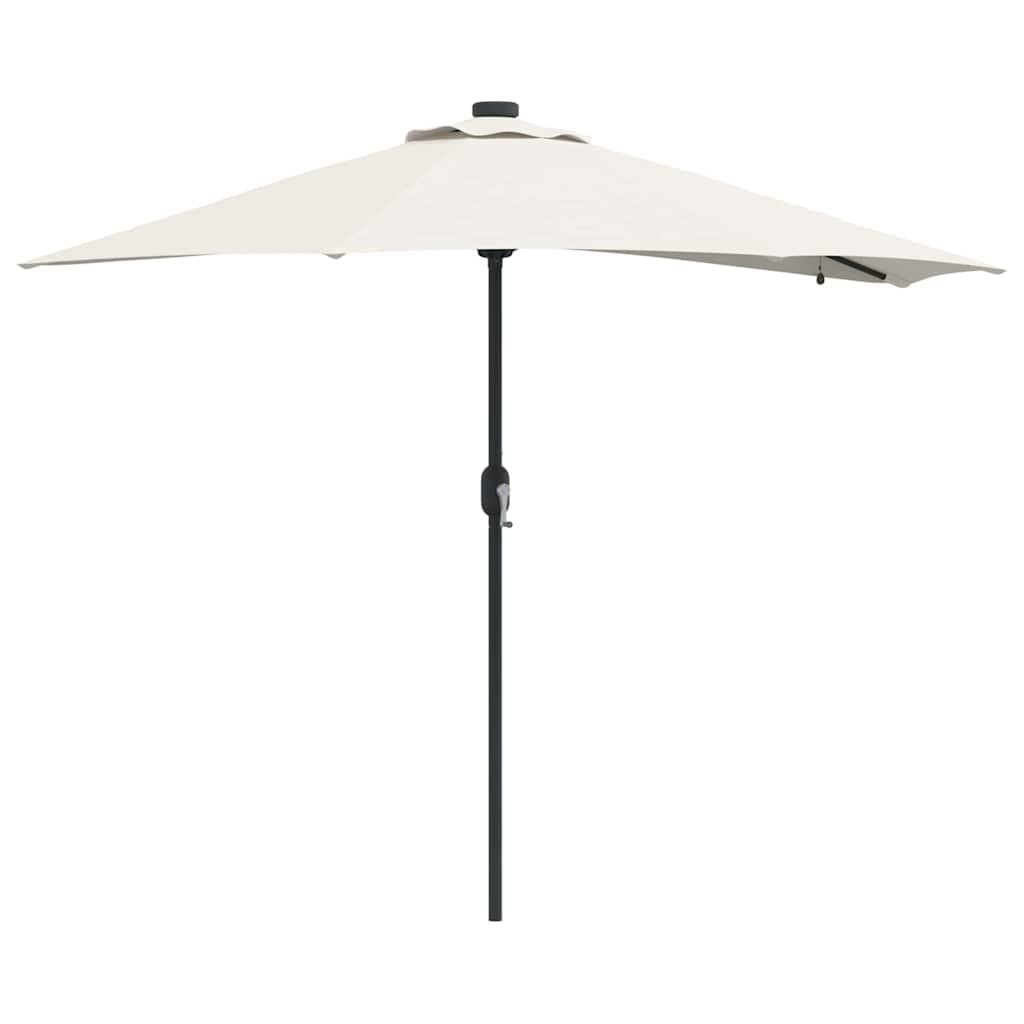 Gartenparasol Sand 294 x 150 x 223 cm Stoff