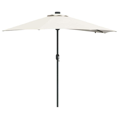 Gartenparasol Sand 294 x 150 x 223 cm Stoff