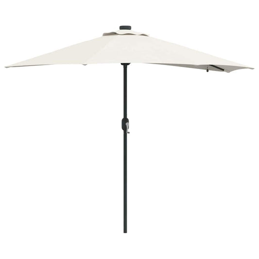 Gartenparasol Sand 294 x 150 x 223 cm Stoff