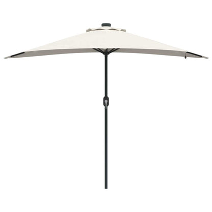 Gartenparasol Sand 294 x 150 x 223 cm Stoff