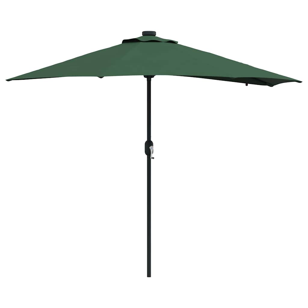 Gartenparasol Grün 294 x 150 x 223 cm Stoff