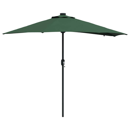 Gartenparasol Grün 294 x 150 x 223 cm Stoff