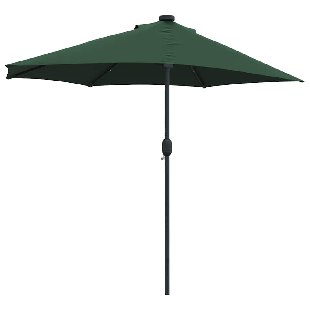 Gartenparasol Grün 294 x 150 x 223 cm Stoff