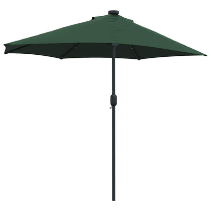 Gartenparasol Grün 294 x 150 x 223 cm Stoff