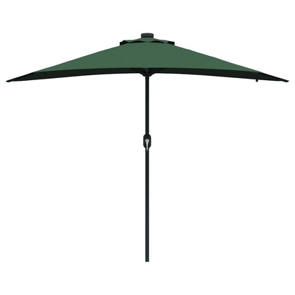 Gartenparasol Grün 294 x 150 x 223 cm Stoff