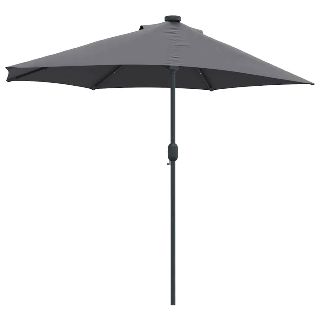 Gartenparasol Anthrazit 294 x 150 x 223 cm Stoff