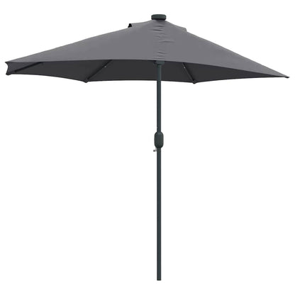 Gartenparasol Anthrazit 294 x 150 x 223 cm Stoff