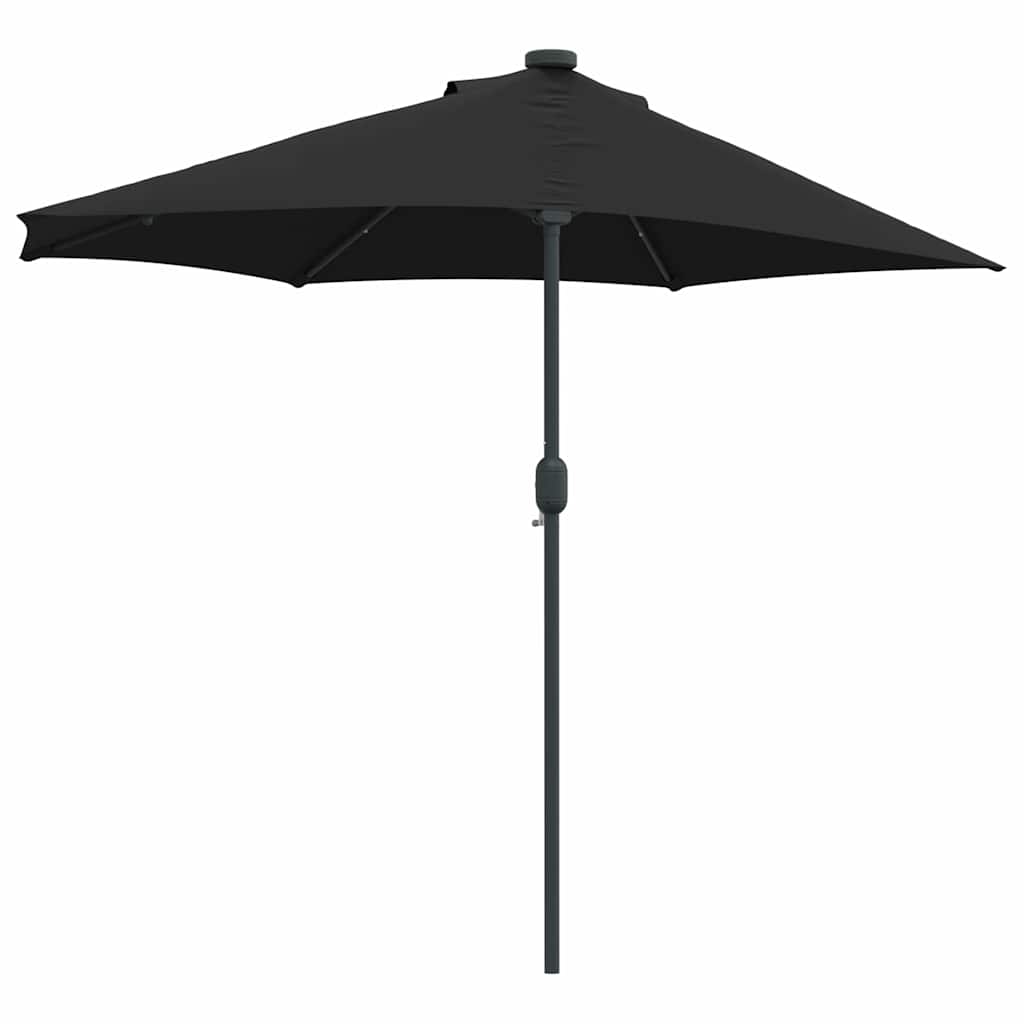Gartenparasol Schwarz 294 x 150 x 223 cm Stoff