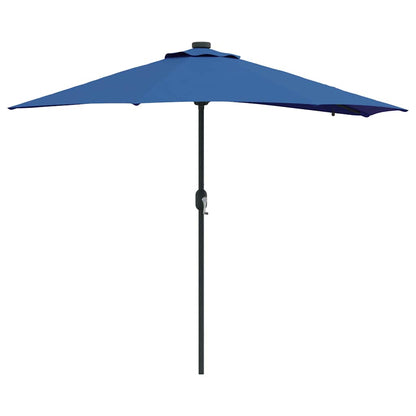 Gartenparasol Blau 294 x 150 x 223 cm Stoff