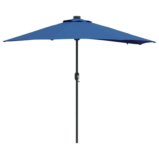 Gartenparasol Blau 294 x 150 x 223 cm Stoff