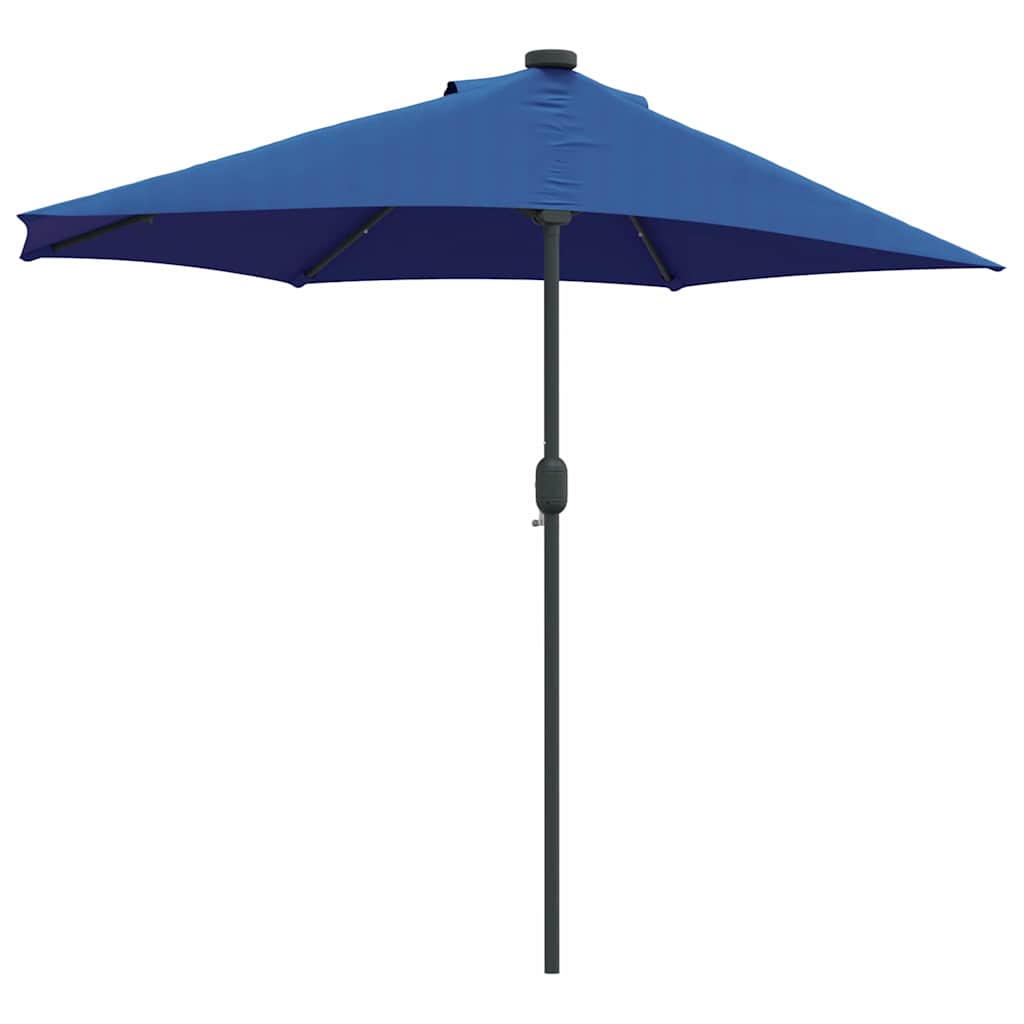 Gartenparasol Blau 294 x 150 x 223 cm Stoff