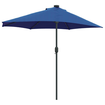 Gartenparasol Blau 294 x 150 x 223 cm Stoff