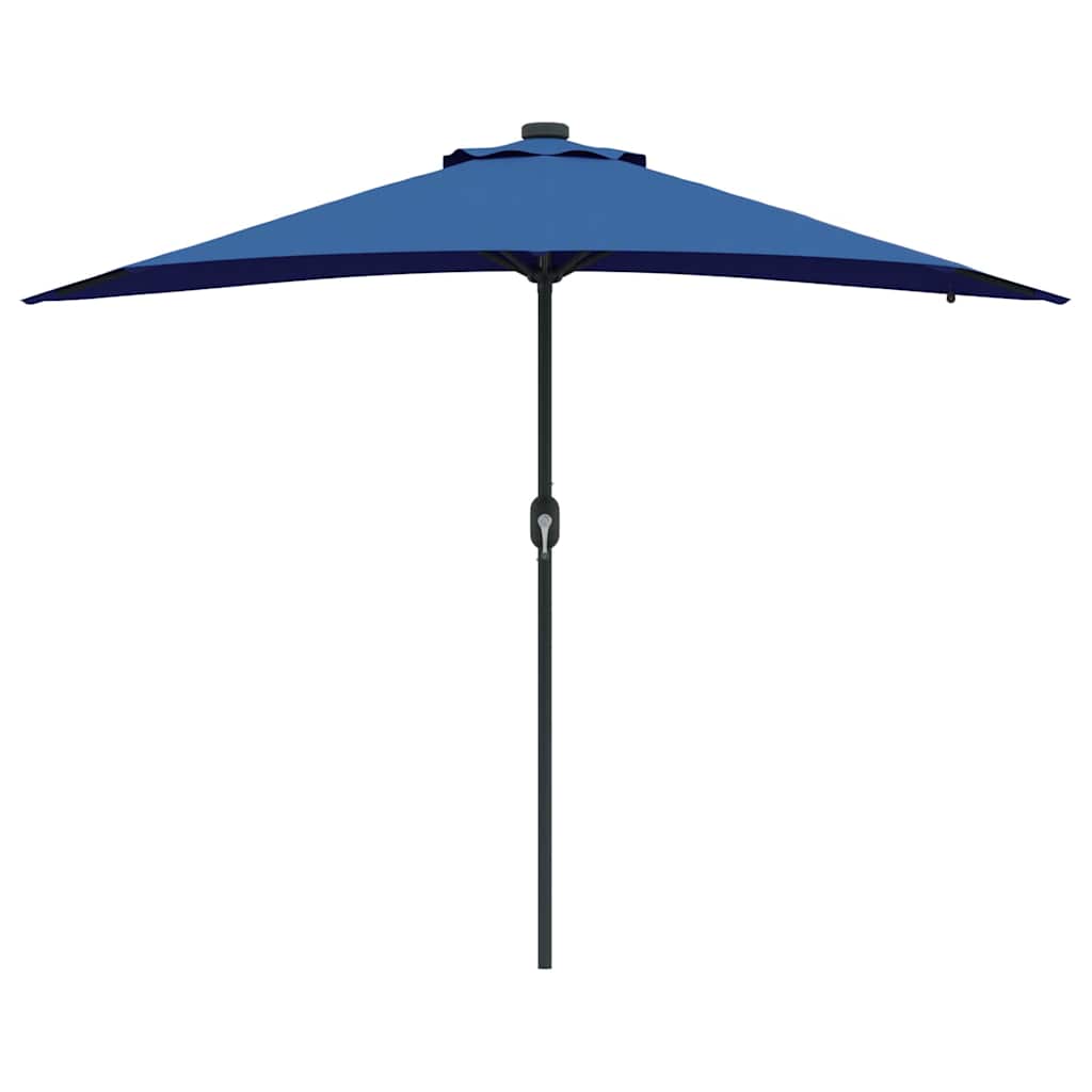 Gartenparasol Blau 294 x 150 x 223 cm Stoff
