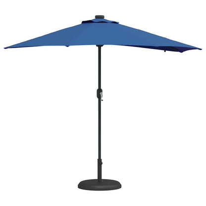 Gartenparasol Blau 294 x 150 x 223 cm Stoff