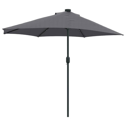 Gartenparasol Anthrazit 294 x 150 x 224 cm Stoff