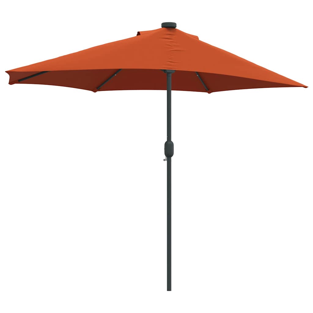 Gartenparasol Terrakotta 294 x 150 x 224 cm Stoff