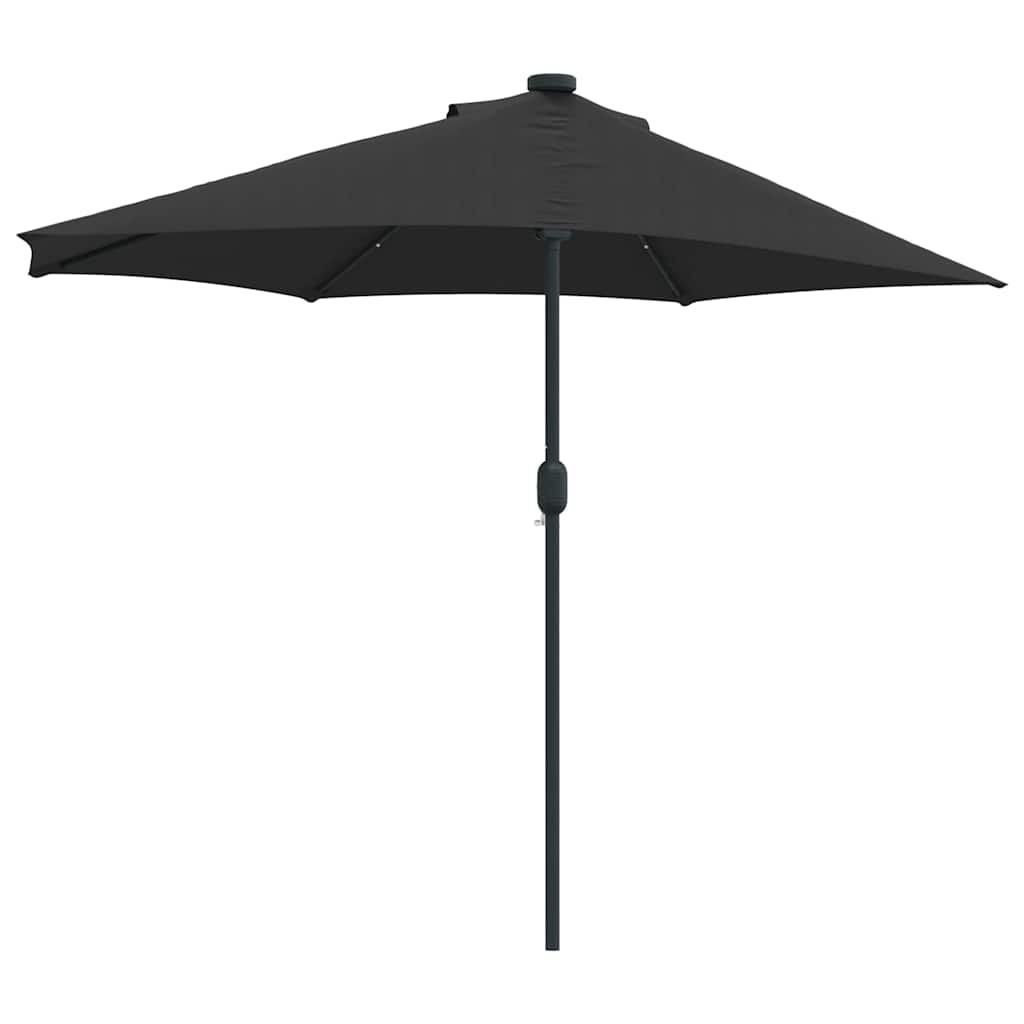 Gartenparasol Schwarz 294 x 150 x 224 cm Stoff